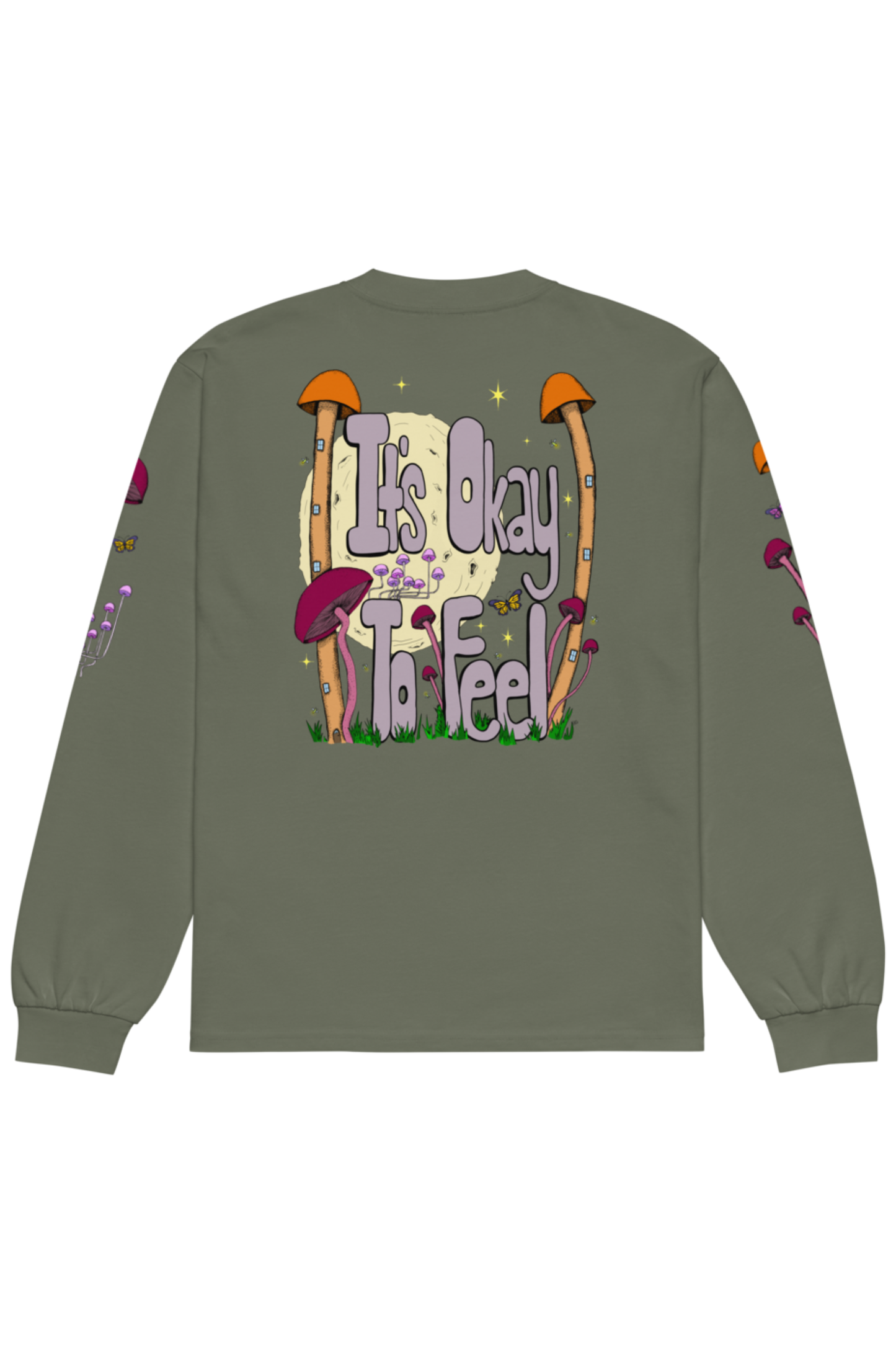 Mushroom To Grow Oversized Long Sleeve