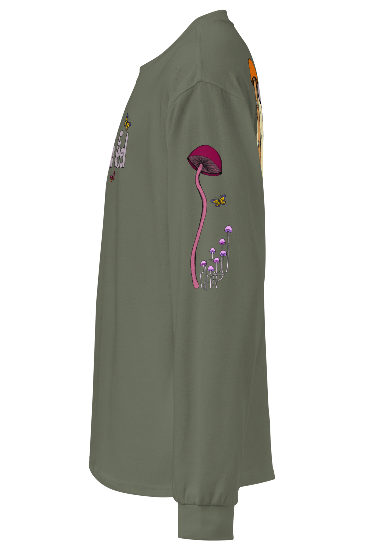 Mushroom To Grow Oversized Long Sleeve