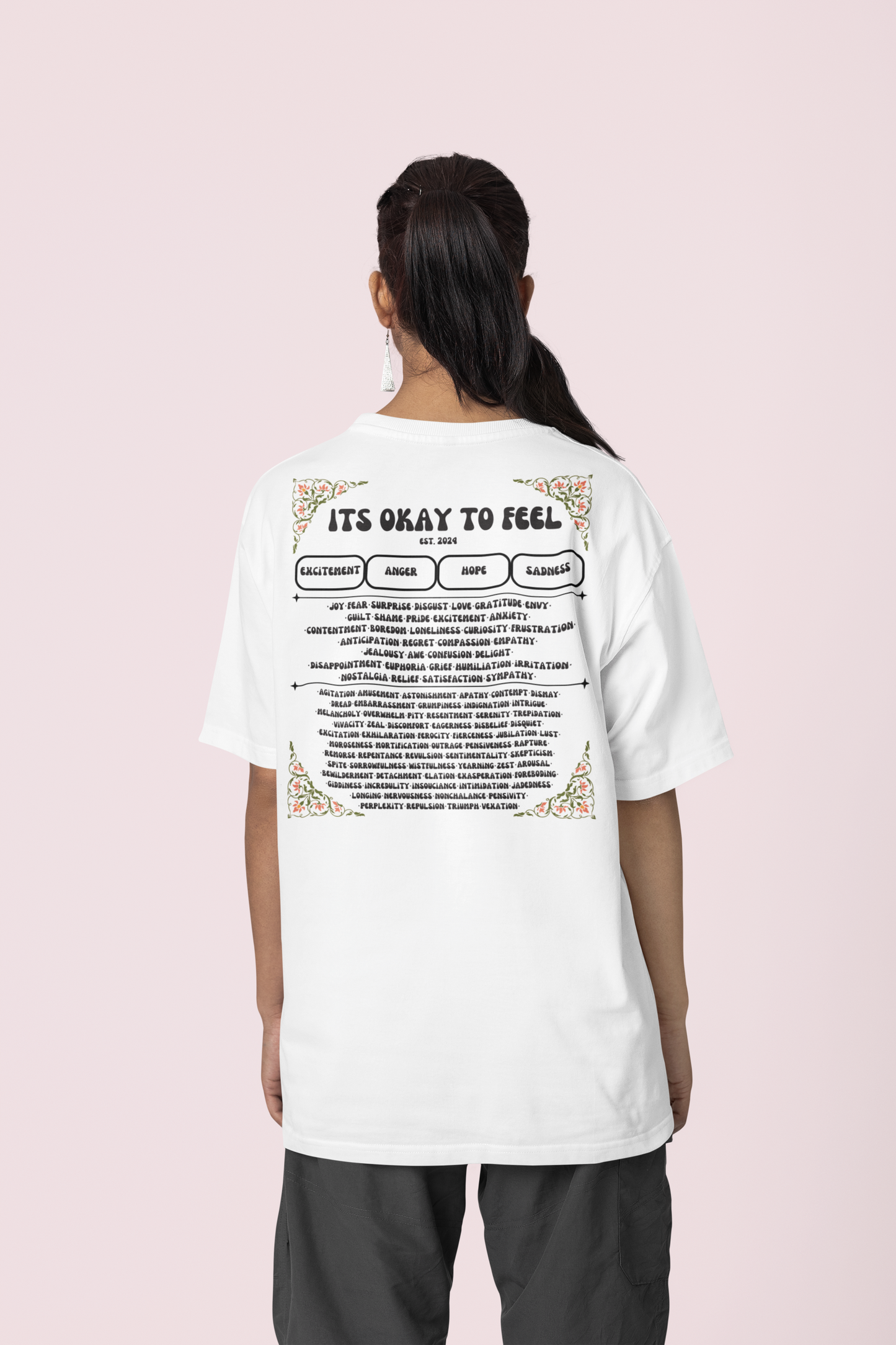 it's okay to feel™ Embroidered Festival Tee