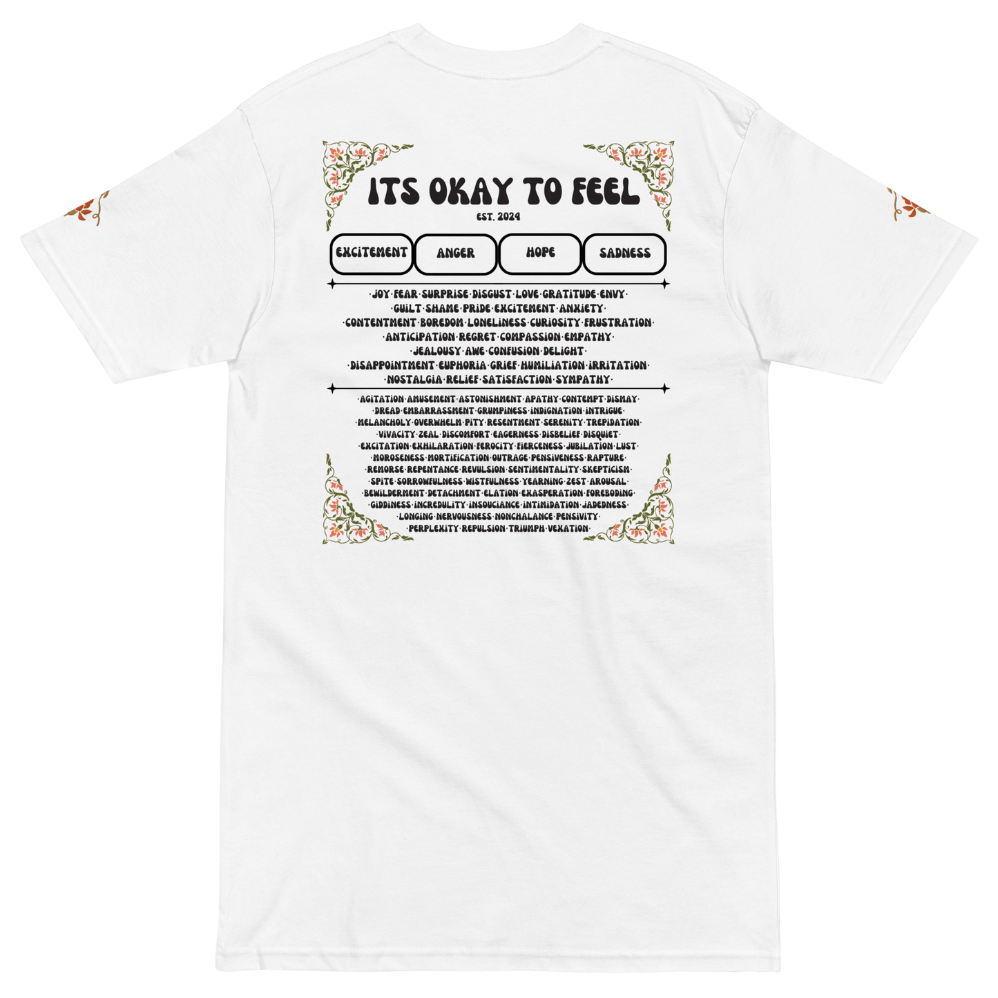 it's okay to feel™ Embroidered Festival Tee